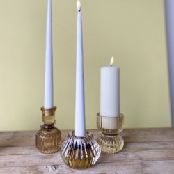 Lysestage vendbar glas