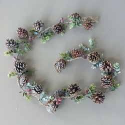 Garland, H6xW169xD5cm Wood, Nature