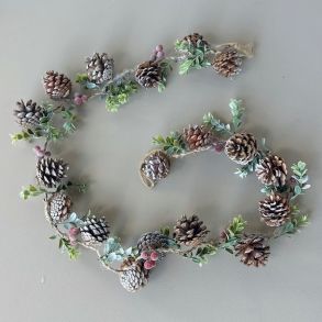 Garland, H6xW169xD5cm Wood, Nature