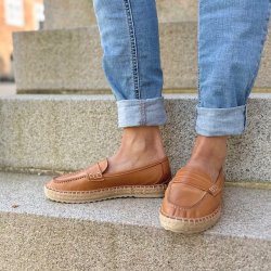 Mokkasiner cognac skind str. 36-41