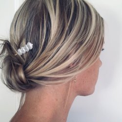 Hrnlest 4 stk. med perler