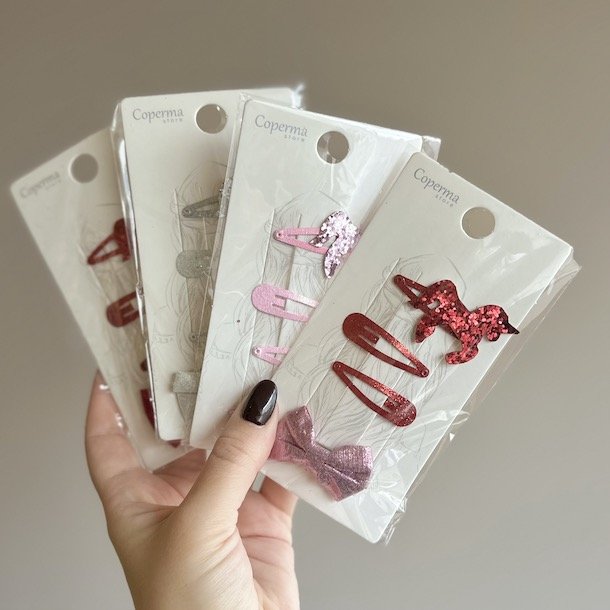 Hrspnde shiny enhjrning st a 4 stk.