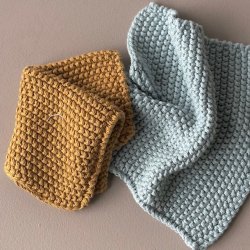 grydelap mynte strikket b: 22 l: 22