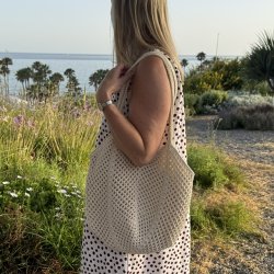 Flettet shopper med lynl�s
