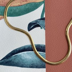 Malou Halskde forgyldt