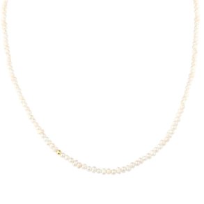 Halsk�de Love Pearls - Forgyldt S�lv 