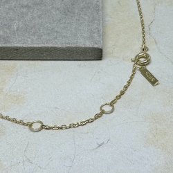 Momi halskde anker - forgyldt slv eller slv