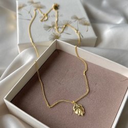 Halskde KOI Forgyldt Slv