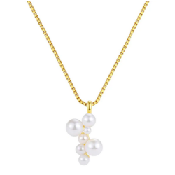 Halskde Coro cloud forgyldt slv