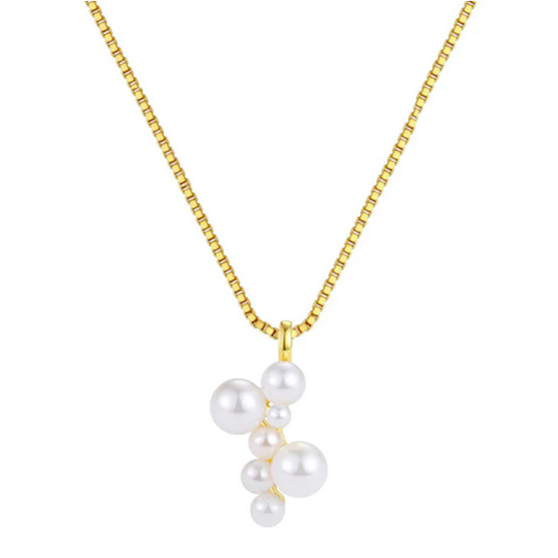 Halskde Coro cloud forgyldt slv