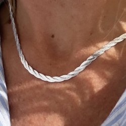 Halskde TERESA Sterling Slv