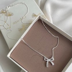 Halskde ELEGANT BOW Stelring Slv