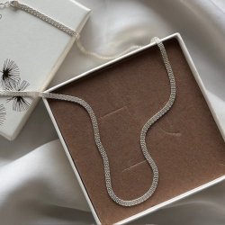 Halskde FLATA Sterling Slv