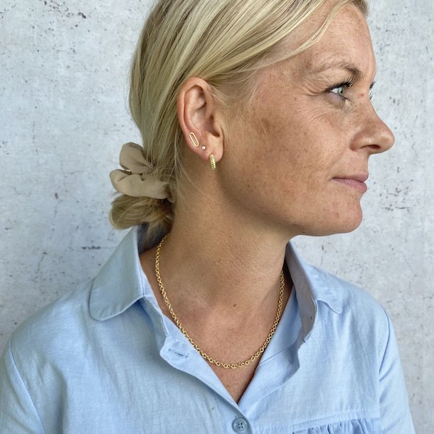 Halskde BALOO Forgyldt slv