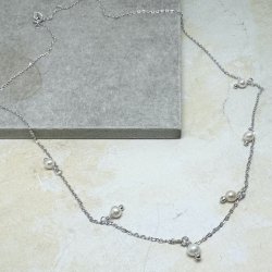 Momi halskde anker - forgyldt slv eller slv