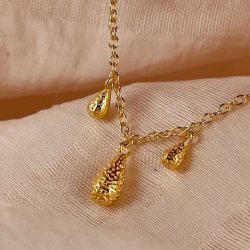 Halskde CAPPA Forgyldt slv