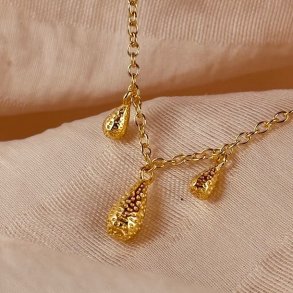 Halskde CAPPA Forgyldt slv