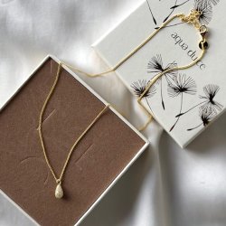 Halskde PAV Forgyldt Slv