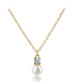 Halskde DARLING BUBBELS forgyldt slv