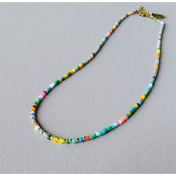 Spansk sommer halsk�de multi perler