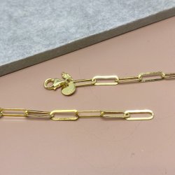 Halskde Mila chain forgyldt