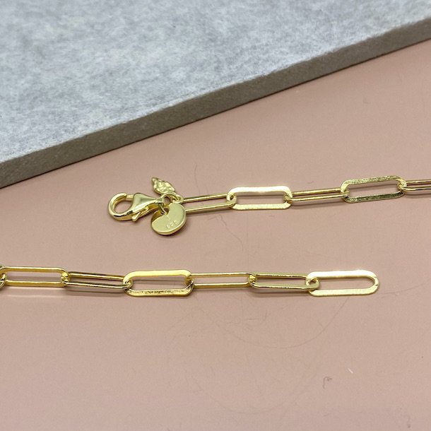 Halskde Mila chain forgyldt