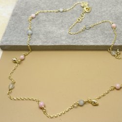 Halsde BRAZIL forgyldt slv