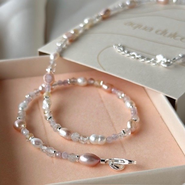 Halskde FRESA ROSE Sterling slv