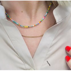 Spansk sommer halsk�de multi perler