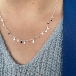 Halskde ELEGANT sterling slv