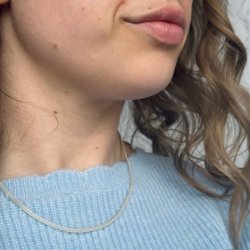 Halskde FLATA Sterling Slv