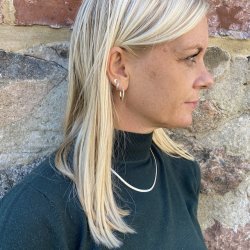 Malou Halskde sterling slv