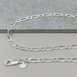 Halskde FIGARO ONE sterling Slv