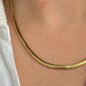 Halskde SHINE vandfast 18kt. forgyldt