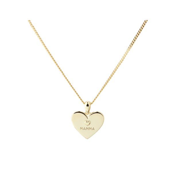 Halsk�de MAMMA Halsk�de forgyldt s�lv