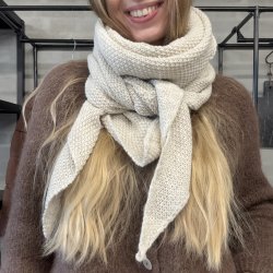 Stor strikket Sophie Scarft