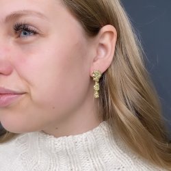 restikker GLAM WAVE forgyldt slv