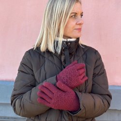 Handsker med plys for