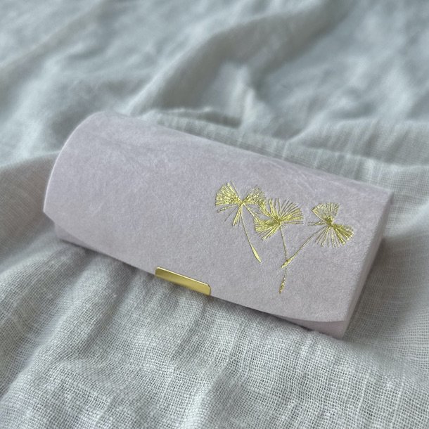 Lille smykkeskrin rosa velour