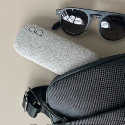 Brilleetui hardcase kanvas