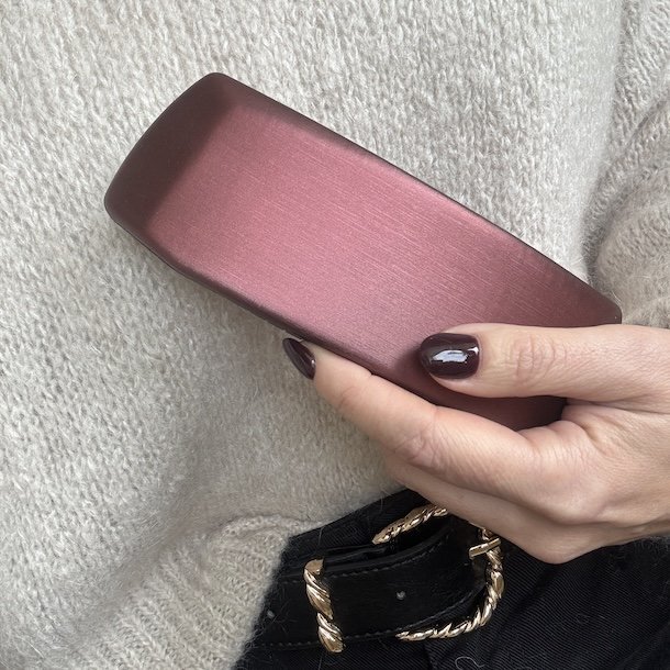 Brilleetui hardcase  metallic