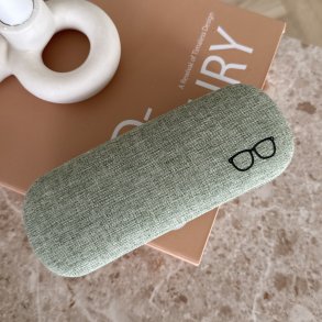 Brilleetui hardcase kanvas