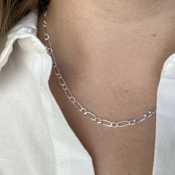 Halskde FIGARO ONE sterling Slv