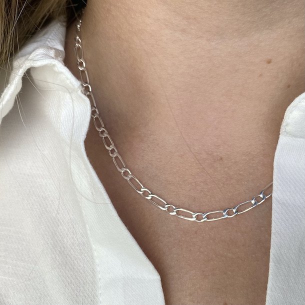 Halskde FIGARO ONE sterling Slv