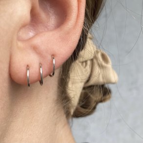 Hoop petite 1 stk sterling slv