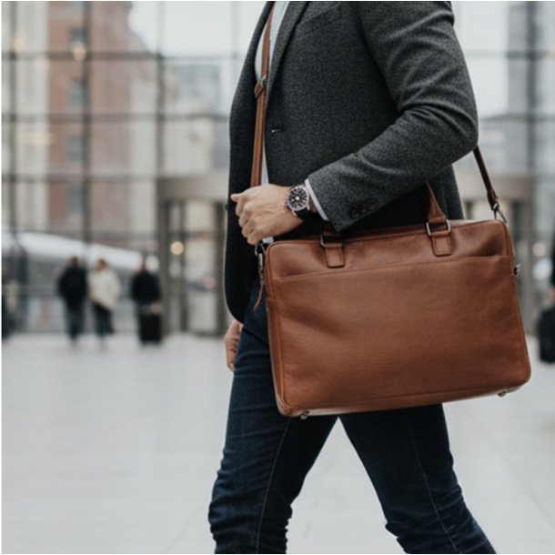 Titan Laptop taske Skind