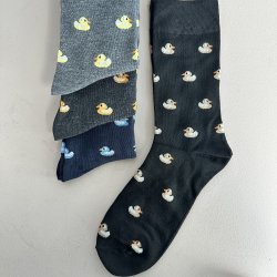 Herre strmper med nder Bomuld