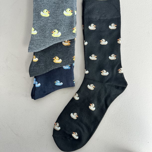 Herre strmper med nder Bomuld