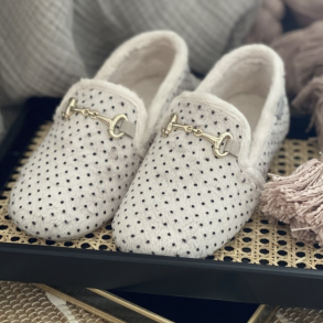 Melania Dots hjemmesko  Off-White