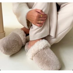 Hjemmesko on my mind beige str 36-41